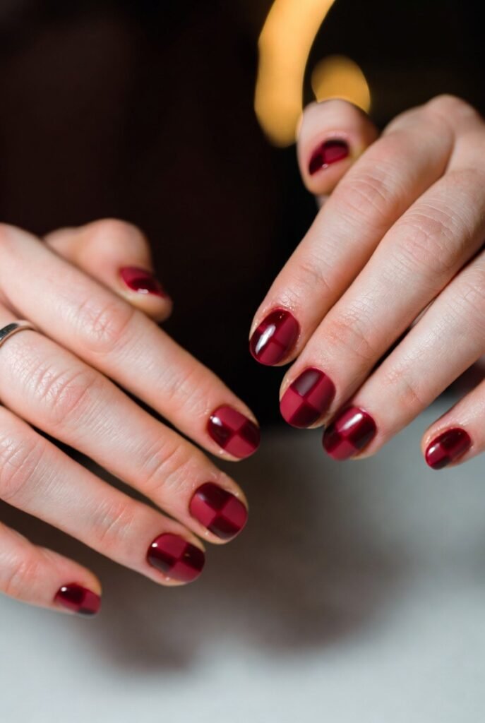 Leopard Spots in Black and Gold over Dark Red: Wild, Luxe, and Unapologetically Fierce