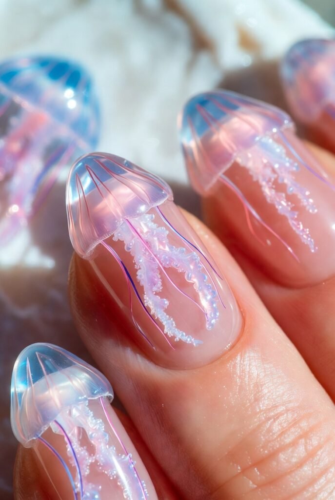 12. 18 Summer Nails Ideas in 2026: Lime Sorbet Squeeze