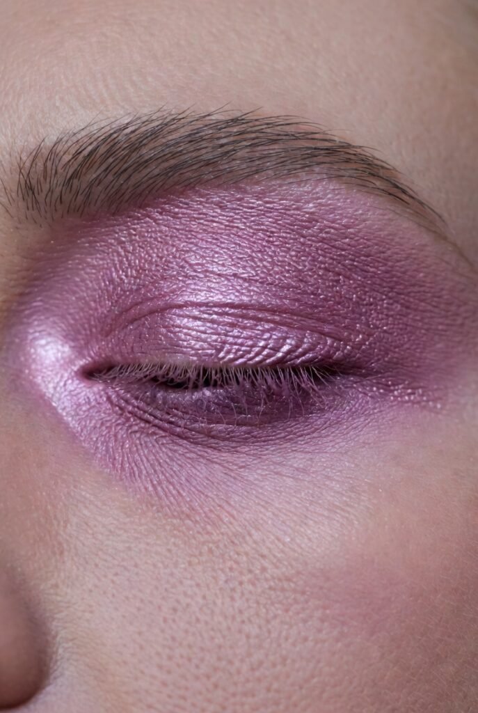Frosted Pink Across the Entire Eye