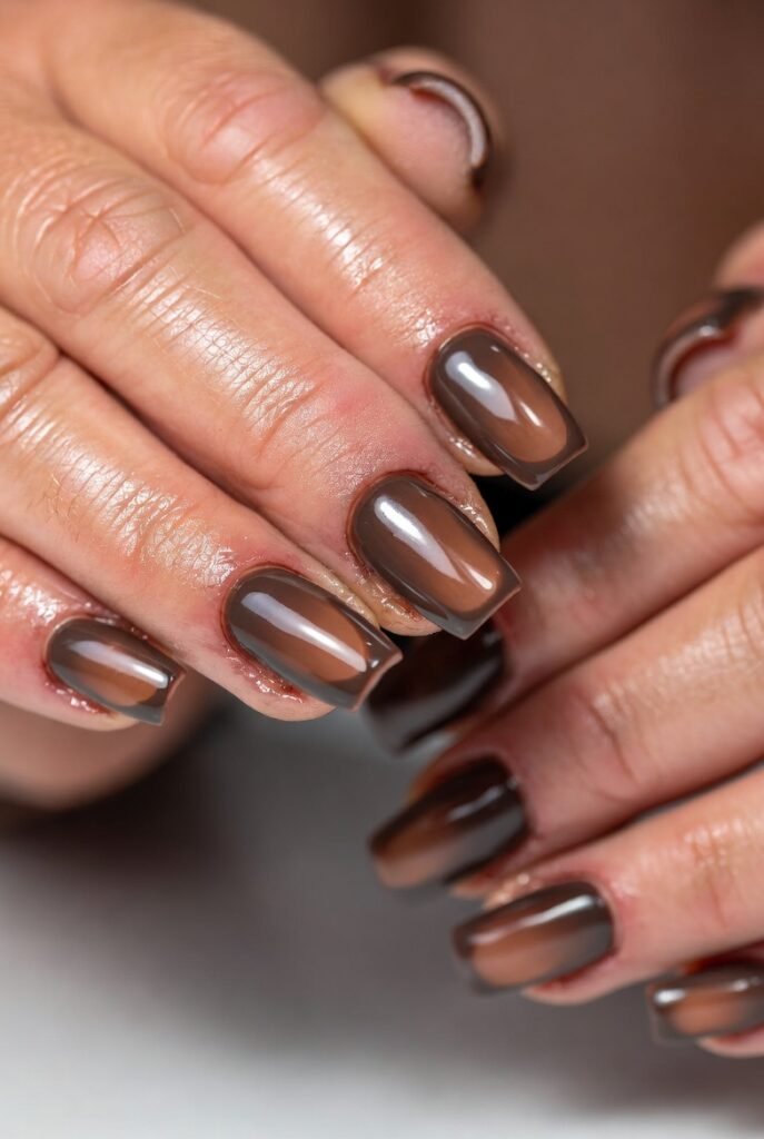 Glossy Chocolate Brown