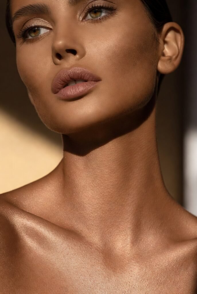 10. Bring Bronze Down to Your Decolletage