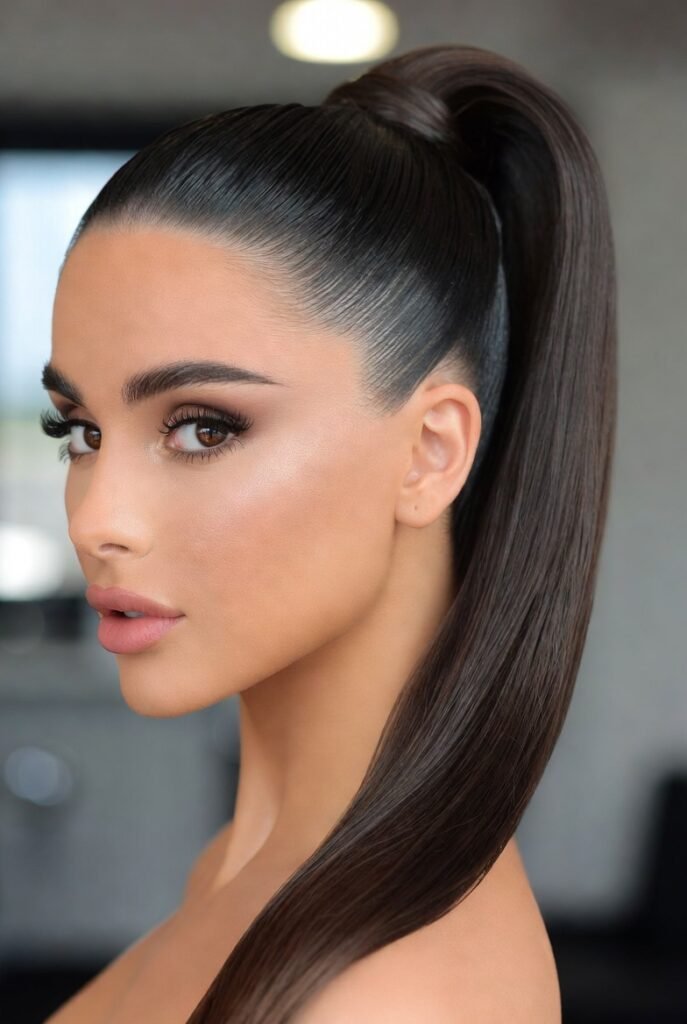 20. The Waterfall Ponytail