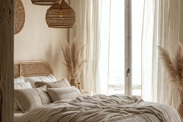 boho coastal bedroom