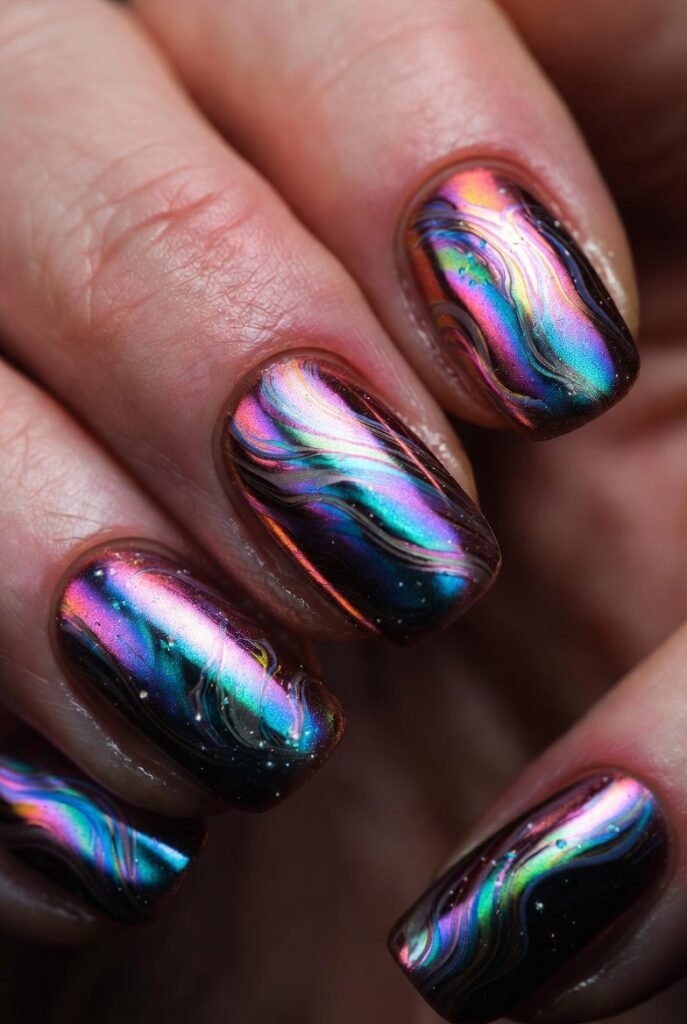 16. Multichrome with Galaxy Swirls