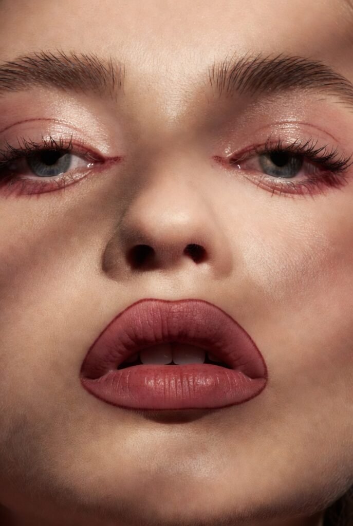 19. Burgundy Stained Lip with Matching Blurred Edge