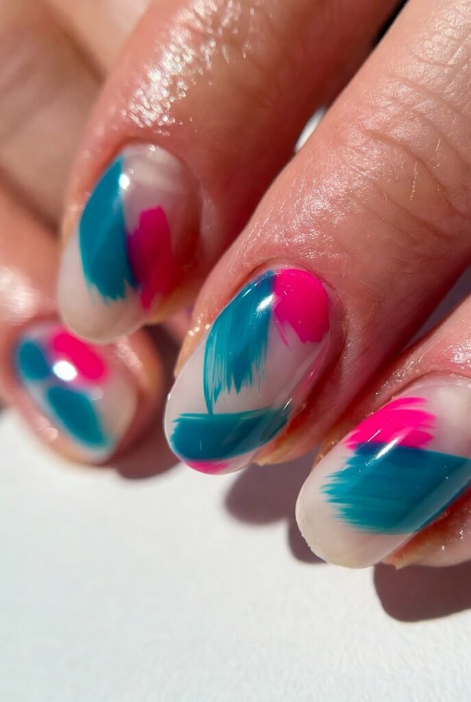 9. Abstract Brush Strokes