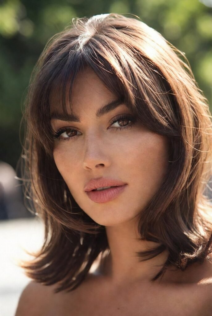 12. Sleek Italian Layered Bob