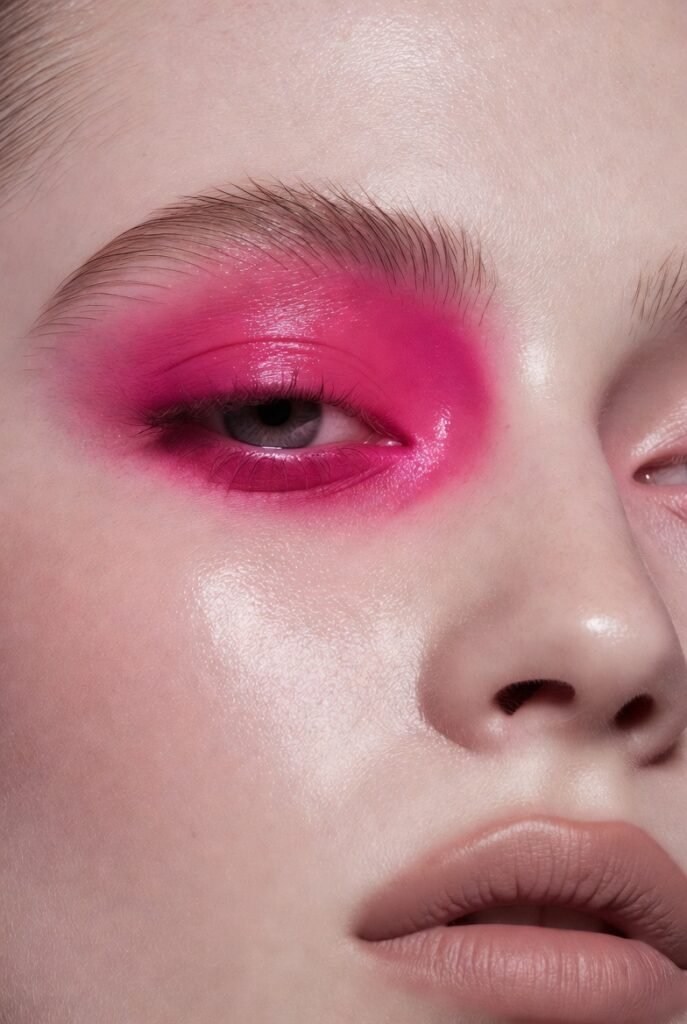 Fuchsia Focused on the Crease Only