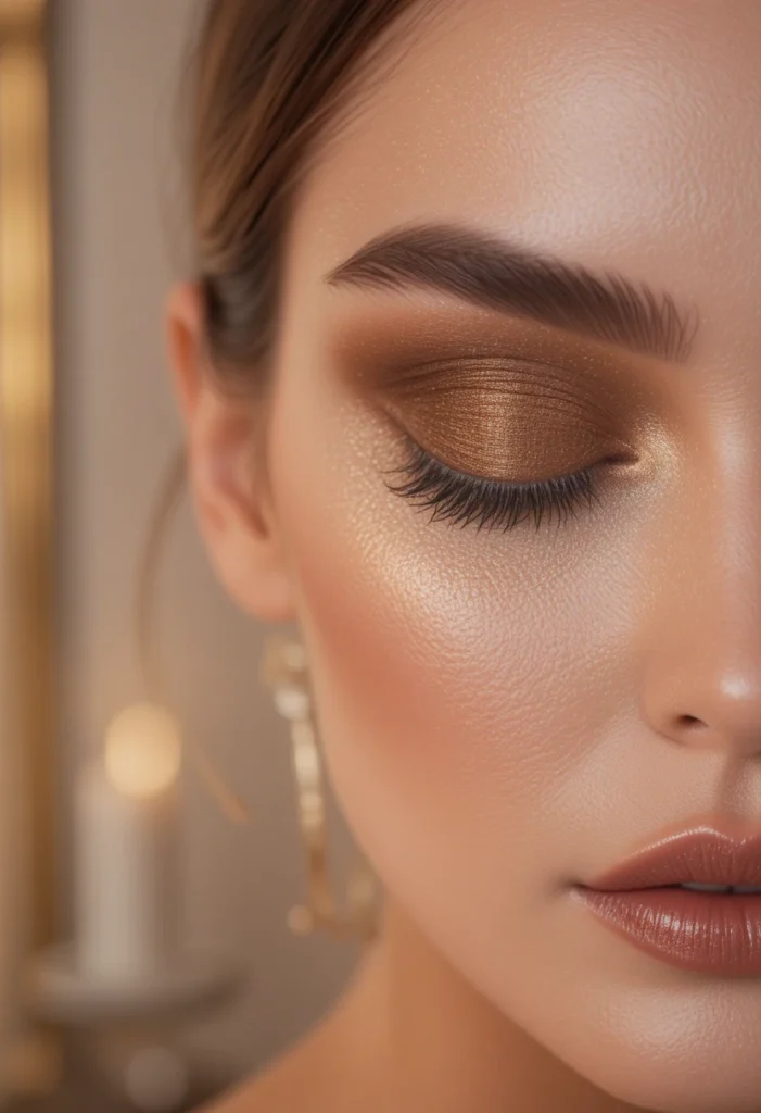 Champagne and Chocolate Smokey Eye