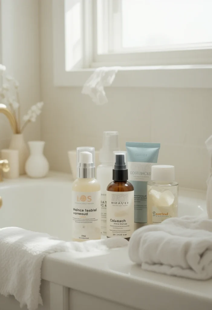 Keep Bath Products Simple and Minimal