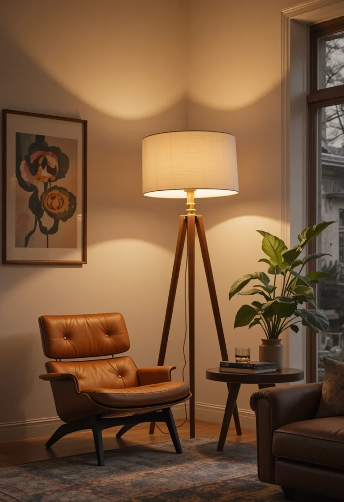 Don’t Forget the Floor Lamp with a Tripod Base