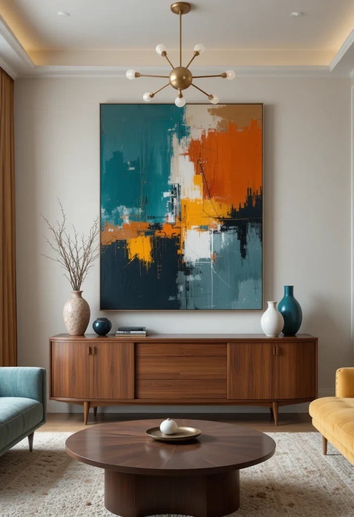 Use Abstract Art to Create Focal Points