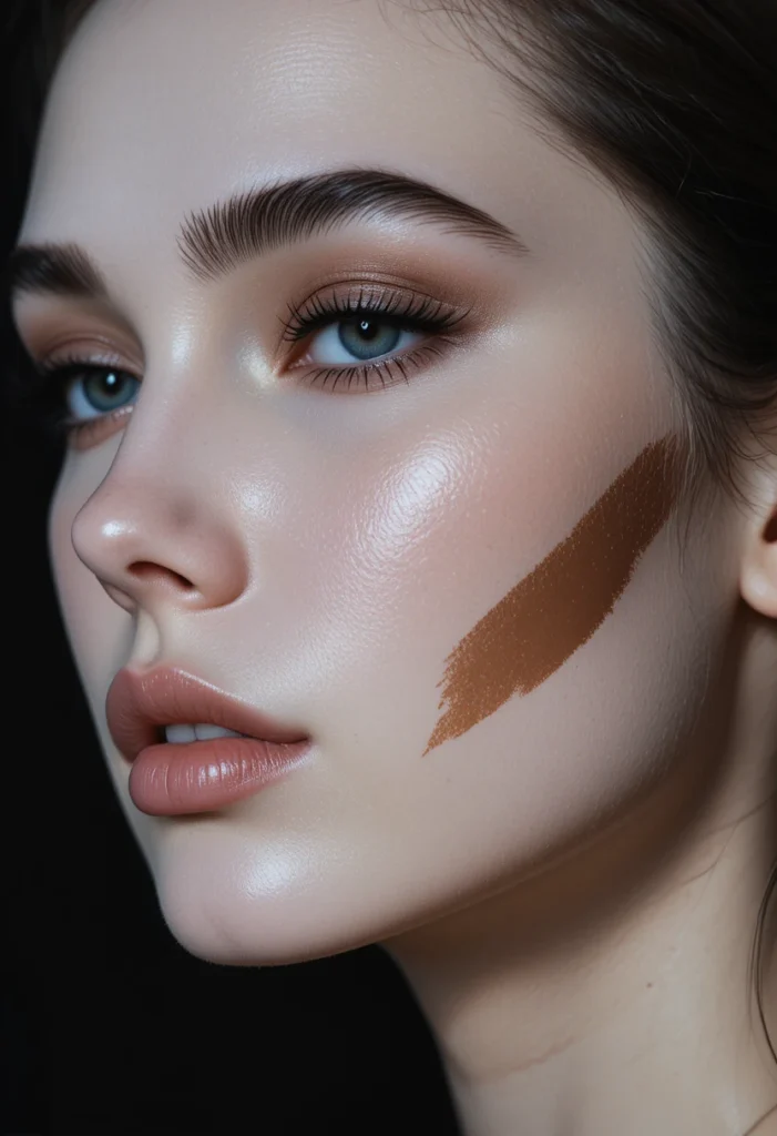 Bronzer Under the Jawline Only