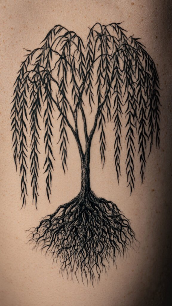 Black Bamboo with Knots and Cracks