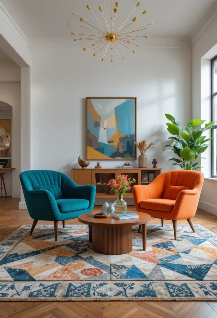Use Accent Chairs in Bold Colors