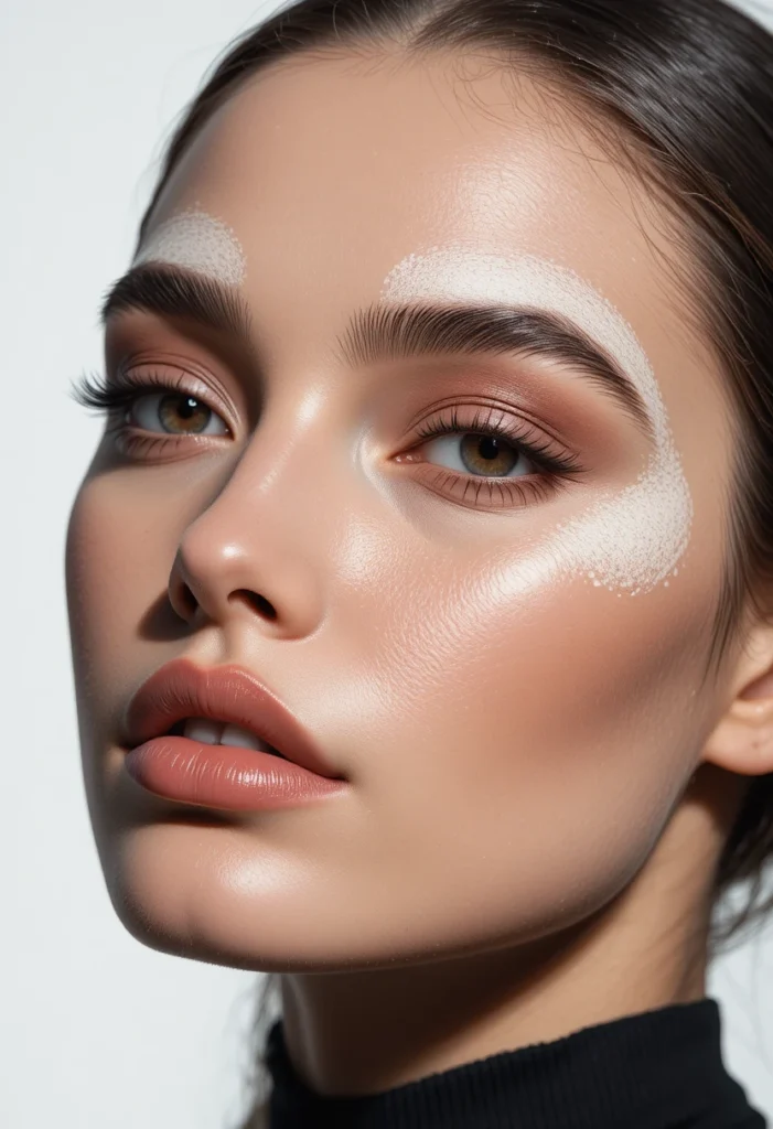 Contour on the Outer Forehead Corners