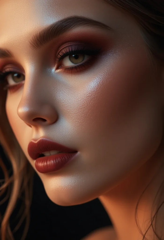  Burgundy Smokey Eye for Fall and Winter