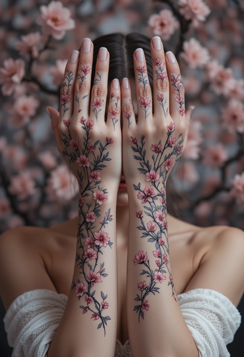 23 Stunning Cherry Blossom Hand Tattoos Ideas: Celebrate Femininity and Renewal With Every Gesture
