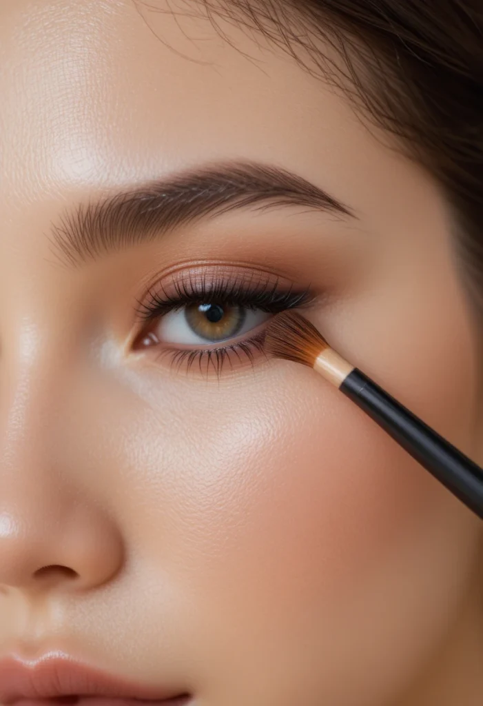 Map Lower Lash Line Shadow One‑Third of the Way Only