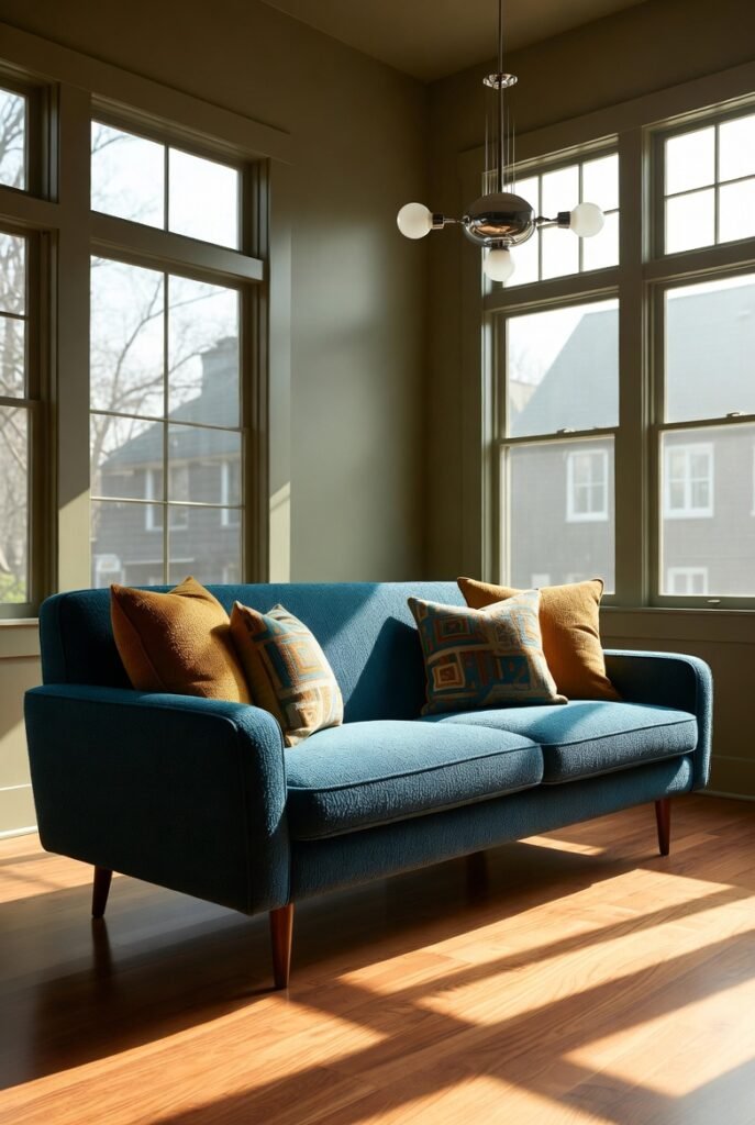 Invest in a Statement Sofa with Tapered Legs