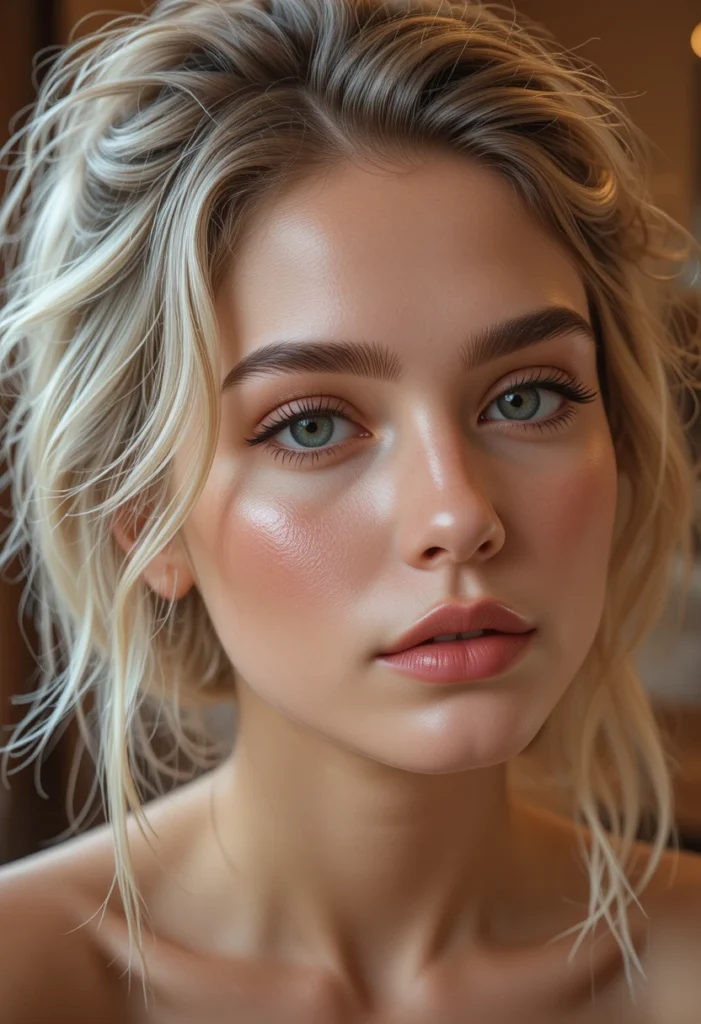 Effortless Bedhead Brow Look