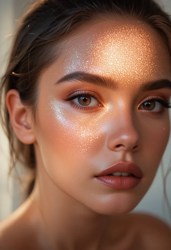 Map Forehead Highlighter Only on the Center Third