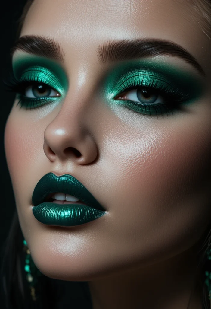 Emerald Green Smokey Eye for Bold Statements