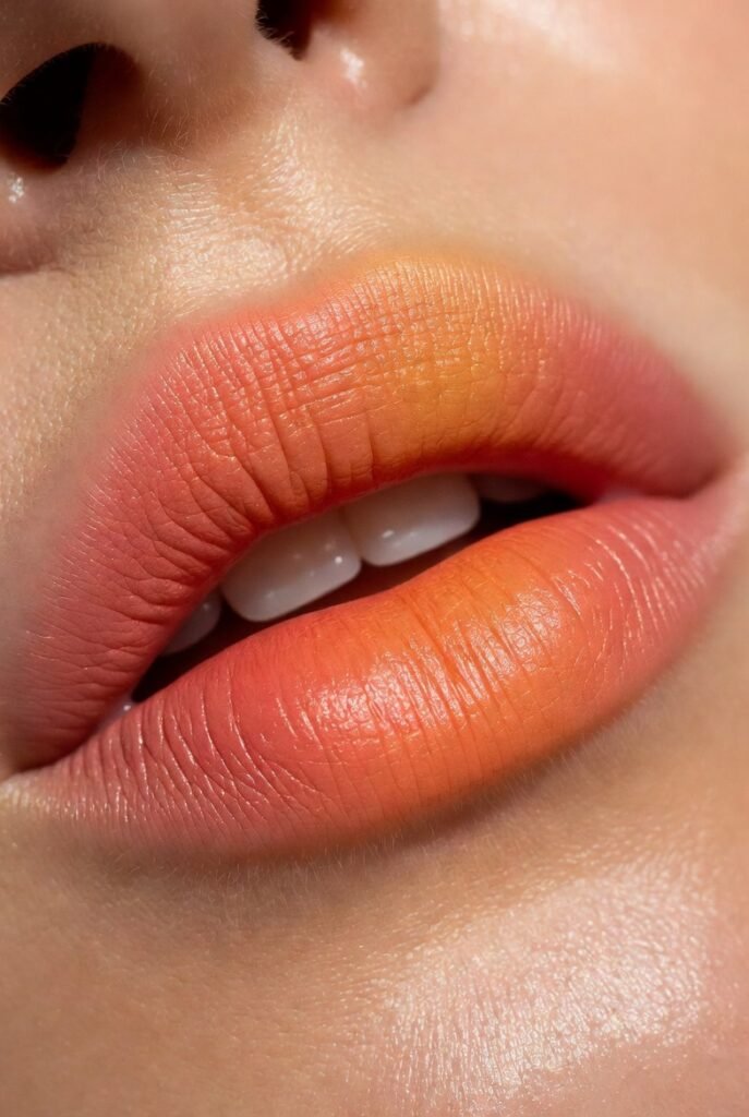 Sunset Ombre Peach Lip