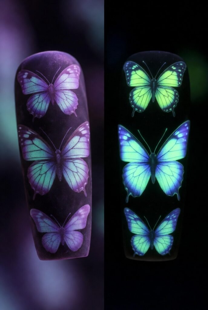 Glow‑in‑the‑Dark Mystical Butterflies