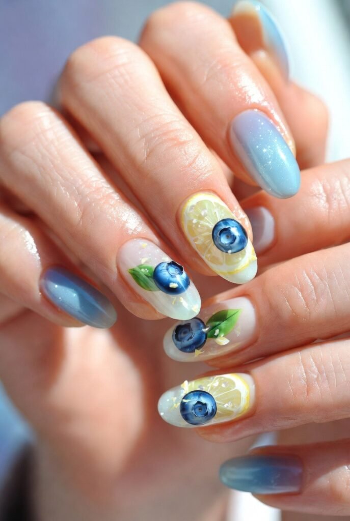 5. Add a Subtle Lemon Scented Topcoat for a Sensory Surprise