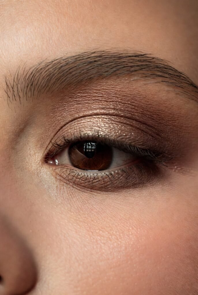 Groomed but Unstructured Brows for Balance