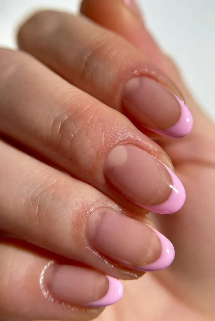 Micro-French in Baby Pink