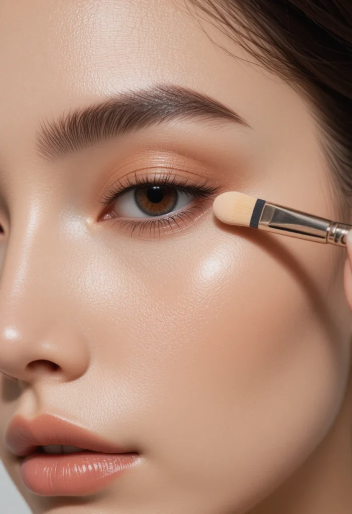 Place Concealer in a Triangle, Not a Crescent Moon