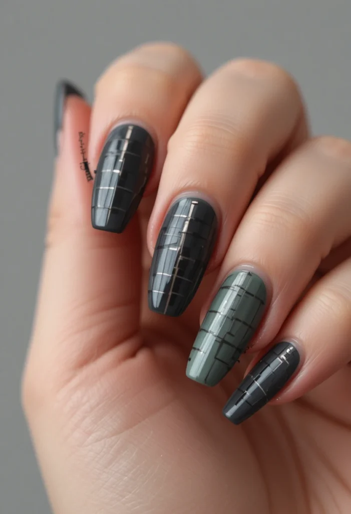 Vertical Negative Space Lines