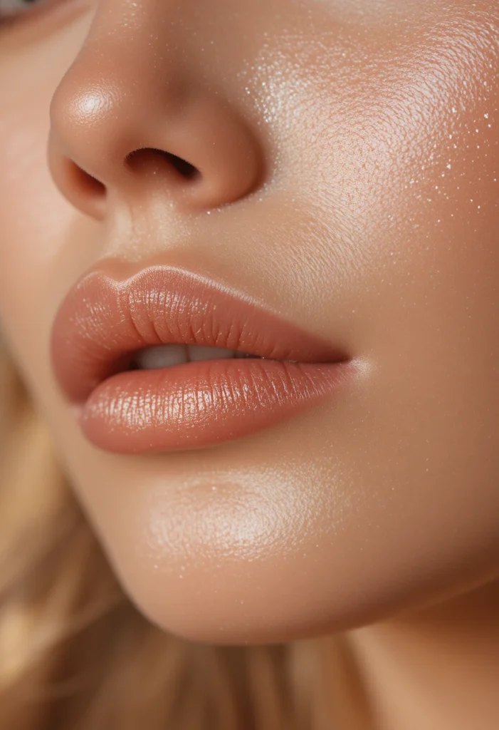 Place Highlighter on the Chin Sparingly for Balance
