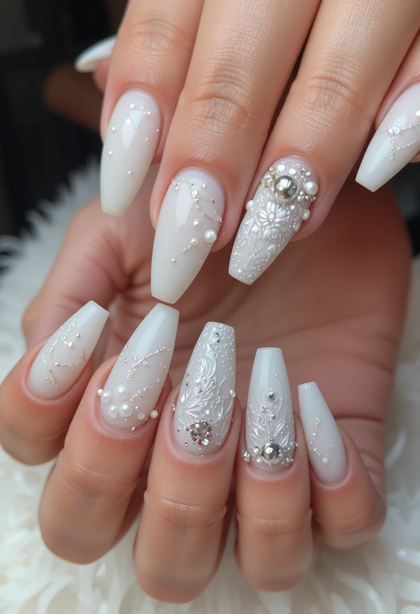 18 White Nails Ideas: Elevate Your Manicure Game with Timeless Elegance and Fresh Styles 18 White Nails Ideas: Elevate Your Manicure Game with Timeless Elegance and Fresh Styles