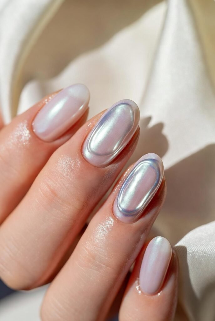 Milky White Pearl Chrome
