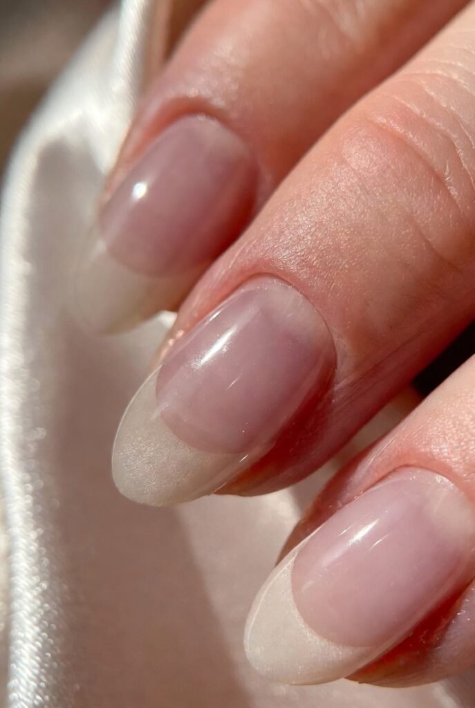 Sheer White on Sheer Pink