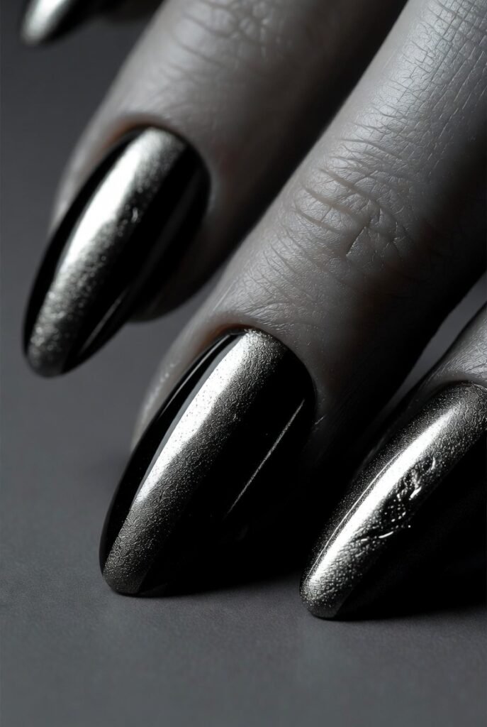 Black and Silver Magnetic Contrast