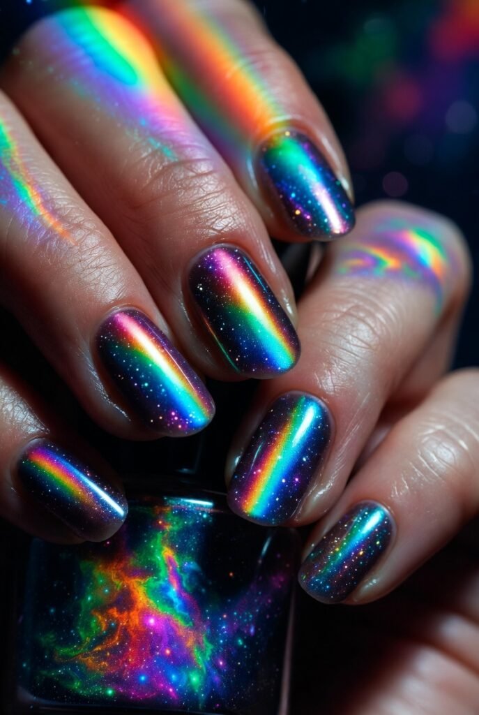 Rainbow Galaxy Cats Eye