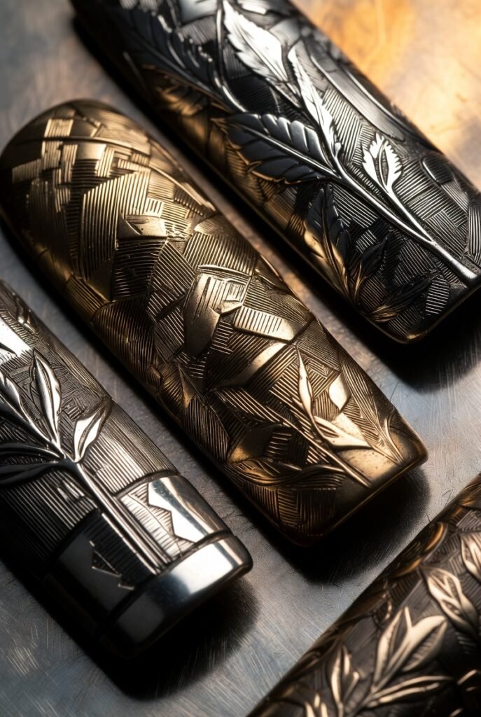 Etched Metal (Engraved Look)
