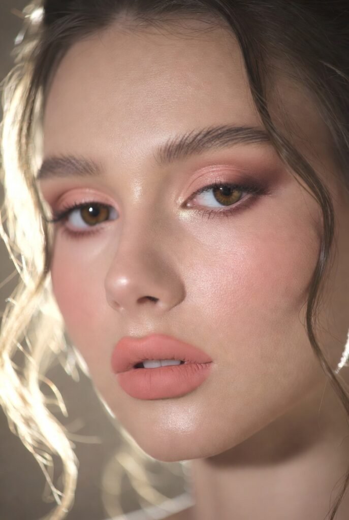 Soft Peach Monochromatic Whisper